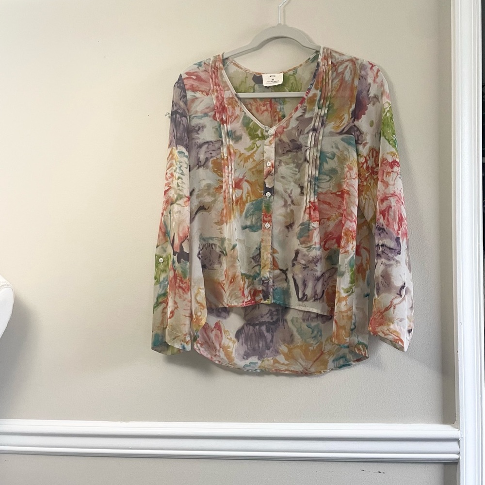 Pins and Needles floral top